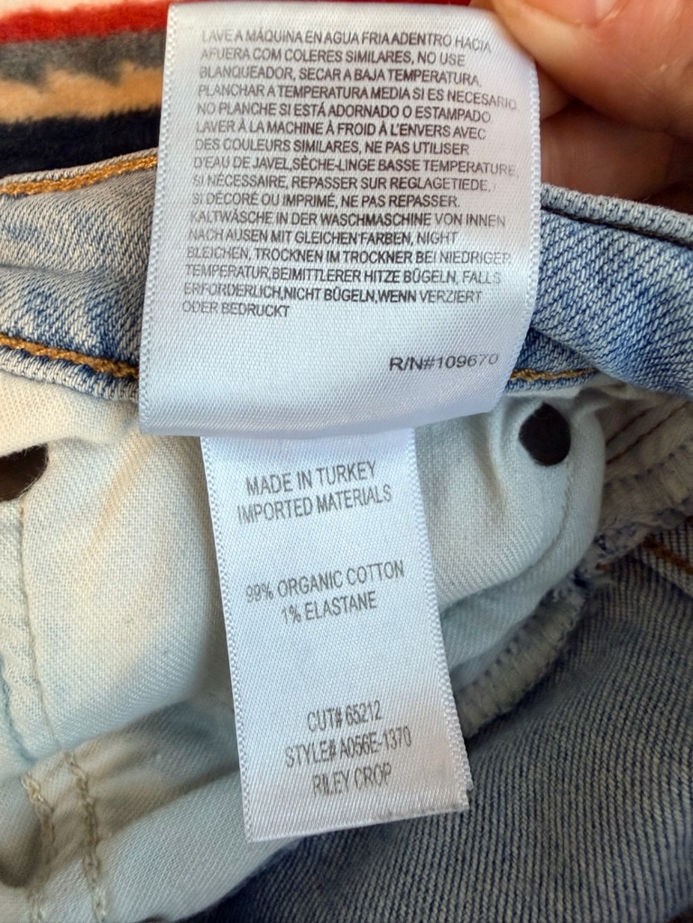 AGOLDE Riley High Rise Straight Crop Jeans Size 30 - Picture 9 of 9